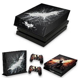 KIT PS4 Fat Skin e Capa Anti Poeira - Batman - The Dark Knight