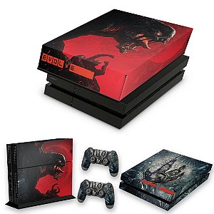 KIT PS4 Fat Skin e Capa Anti Poeira - Evolve