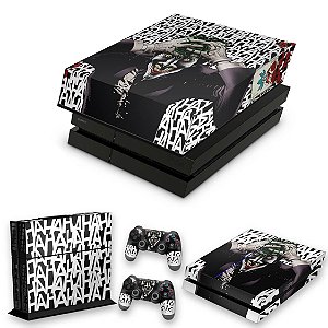 KIT PS4 Fat Skin e Capa Anti Poeira - Joker Coringa Batman