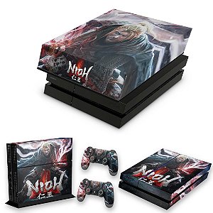 KIT PS4 Fat Skin e Capa Anti Poeira - Nioh