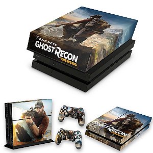 KIT PS4 Fat Skin e Capa Anti Poeira - Tom Clancy'S Ghost Recon Wildlands