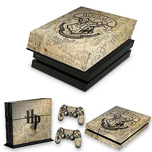 KIT PS4 Fat Skin e Capa Anti Poeira - Harry Potter