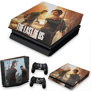 KIT PS4 Slim Skin e Capa Anti Poeira - The Last Of Us