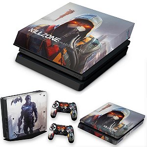 KIT PS4 Slim Skin e Capa Anti Poeira - Killzone Shadow Fall