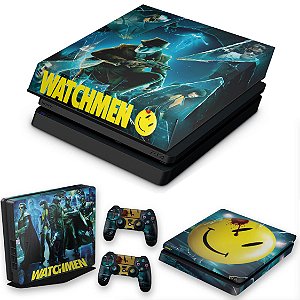 KIT PS4 Slim Skin e Capa Anti Poeira - Watchmen