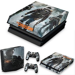 KIT PS4 Slim Skin e Capa Anti Poeira - Tom Clancy'S The Division