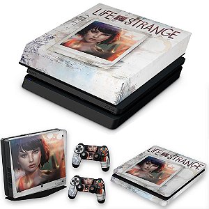 KIT PS4 Slim Skin e Capa Anti Poeira - Life Is Strange