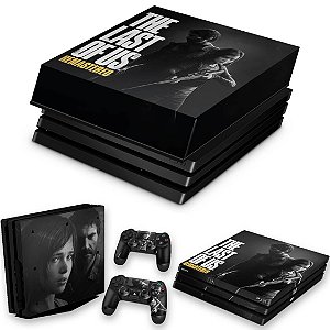 KIT PS4 Pro Skin e Capa Anti Poeira - The Last Of Us Remastered