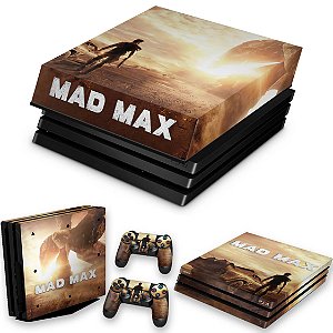 KIT PS4 Pro Skin e Capa Anti Poeira - Mad Max - Pop Arte Skins