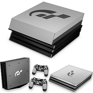 KIT PS4 Pro Skin e Capa Anti Poeira - Gran Turismo Editon