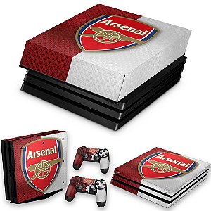 KIT PS4 Pro Skin e Capa Anti Poeira - Arsenal