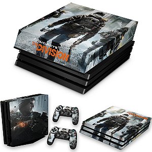 KIT PS4 Pro Skin e Capa Anti Poeira - Tom Clancy'S The Division