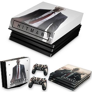 KIT PS4 Pro Skin e Capa Anti Poeira - Hitman 2016