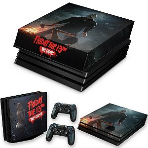 KIT PS4 Pro Skin e Capa Anti Poeira - Friday The 13Th The Game Sexta-Feira 13