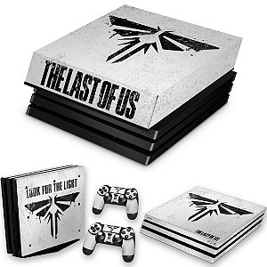 KIT PS4 Pro Skin e Capa Anti Poeira - The Last Of Us Firefly
