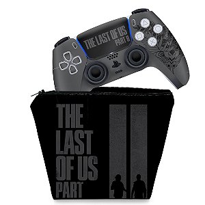 KIT Capa Case e Skin PS5 Controle - The Last Of Us Part II Bundle