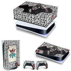 KIT PS5 Capa Anti Poeira e Skin -Joker Coringa