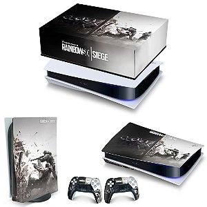 KIT PS5 Capa Anti Poeira e Skin -Tom Clancy's Rainbow Six Siege