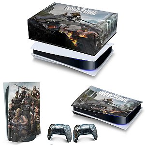 KIT PS5 Capa Anti Poeira e Skin - Call of Duty Warzone