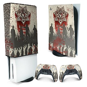 KIT PS5 Skin e Capa Anti Poeira - The Walking Dead