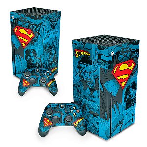 Xbox Series X Skin - Superman Comics