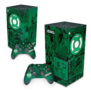 Xbox Series X Skin - Lanterna Verde Comics