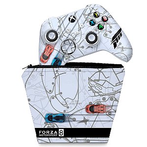 KIT Capa Case e Skin Xbox Series S X Controle - Forza Motor Sport 8