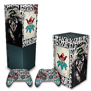 KIT Xbox Series X Skin e Capa Anti Poeira - Joker Coringa