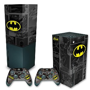 KIT Xbox Series X Skin e Capa Anti Poeira - Batman Comics