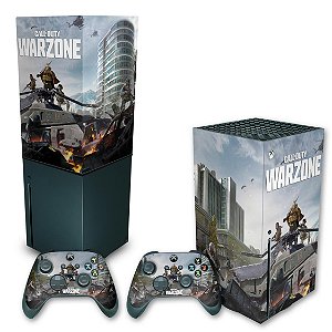 KIT Xbox Series X Skin e Capa Anti Poeira - Call of Duty Warzone