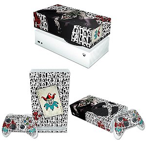 KIT Xbox Series S Skin e Capa Anti Poeira - Joker Coringa