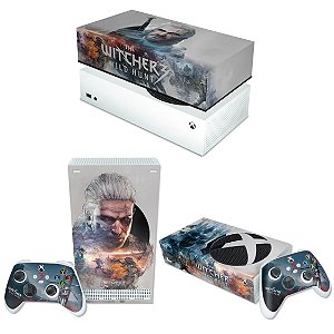 KIT Xbox Series S Skin e Capa Anti Poeira - The Witcher 3