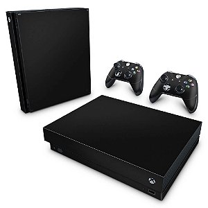 Xbox One X Skin - Preto Fosco Mate