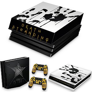 KIT PS4 Pro Skin e Capa Anti Poeira - Death Stranding Bundle