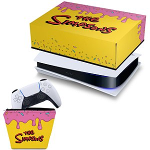KIT PS5 Capa e Case Controle - The Simpsons
