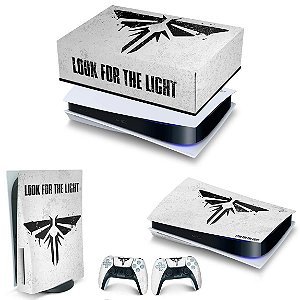 KIT PS5 Capa Anti Poeira e Skin - The Last Of Us Firefly