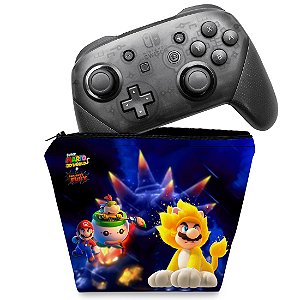 Capa Nintendo Switch Pro Controle Case - Bowser s Fury