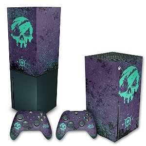 KIT Xbox Series X Skin e Capa Anti Poeira - Sea Of Thieves Bundle