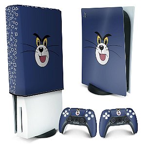 KIT PS5 Fat Skin e Capa Anti Poeira - Tom