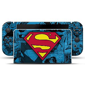 Nintendo Switch Oled Skin - Superman Comics