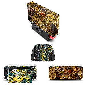 KIT Nintendo Switch Oled Skin e Capa Anti Poeira - Chrono Trigger