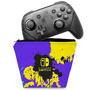 Capa Nintendo Switch Pro Controle Case - Splatoon 3