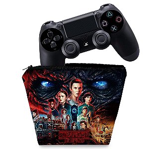 Capa PS4 Controle Case - Stranger Things
