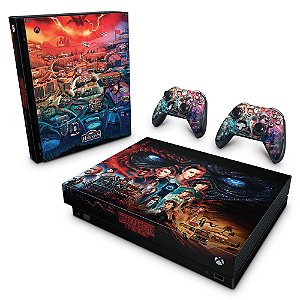 Xbox One X Skin - Stranger Things