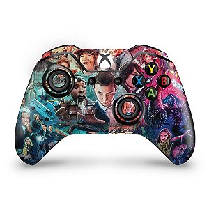 Skin Xbox One Fat Controle - Stranger Things