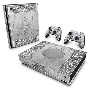 Xbox One X Skin - Mjolnir Thor Amor e Trovão