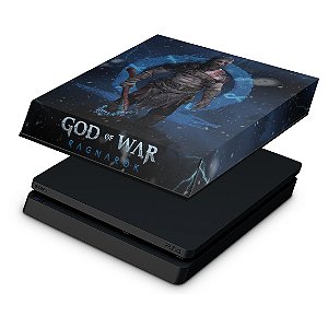 PS4 Slim Capa Anti Poeira - God of War Ragnarok B