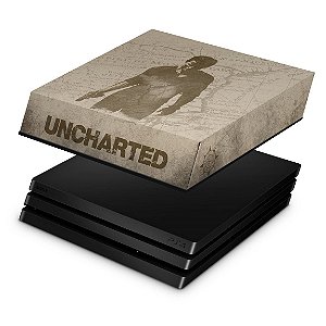 PS4 Pro Capa Anti Poeira - Uncharted