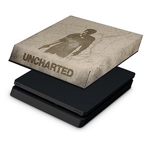 PS4 Slim Capa Anti Poeira - Uncharted