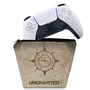 Capa PS5 Controle Case - Uncharted
